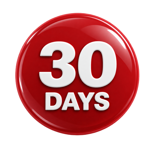 30 Day Money Back Guarantee